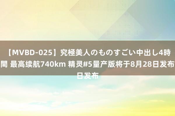 【MVBD-025】究極美人のものすごい中出し4時間 最高续航740km 精灵#5量产版将于8月28日发布