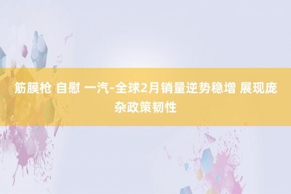 筋膜枪 自慰 一汽-全球2月销量逆势稳增 展现庞杂政策韧性